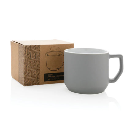 Ceramic modern 350ml mug from XD Collection with sleek design