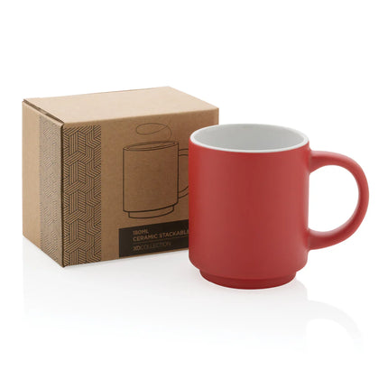 Stackable ceramic mug from XD Collection