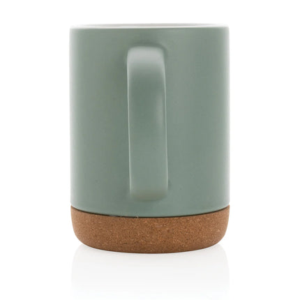 Ceramic mug with cork base from XD Collection