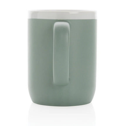 Ceramic XD Collection 300ml white-rim mug featuring a classic design
