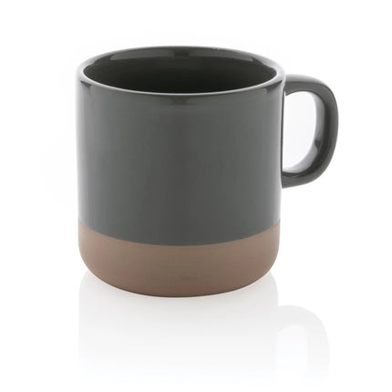  360ml drinkware with a smooth glossy finish and comfortable handle.