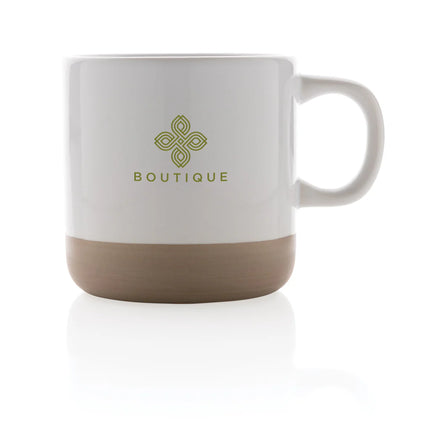 Glazed ceramic mug from XD Collection