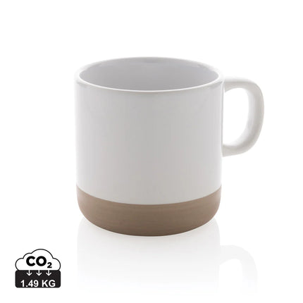Glazed ceramic mug from XD Collection