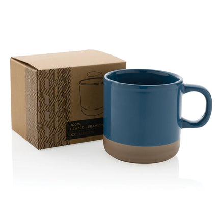 Glazed ceramic mug from XD Collection