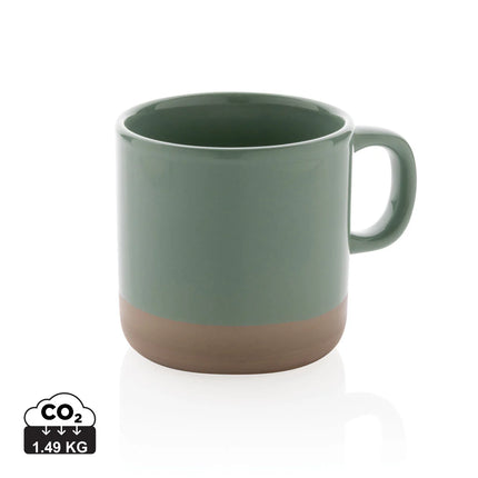 Glazed ceramic mug from XD Collection