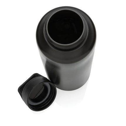 Reusable RCS certified recycled polypropylene water bottle with handle from XD Collection