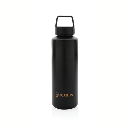 XD Collection RCS certified recycled polypropylene water bottle with handle