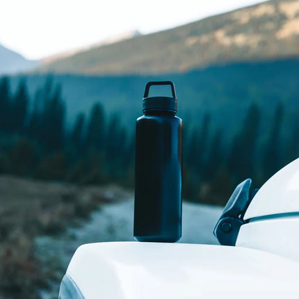 Recycled polypropylene water bottle with handle from XD Collection