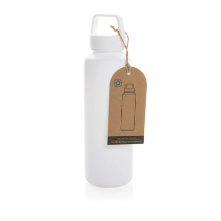 XD Collection RCS certified recycled PP water bottle with handle