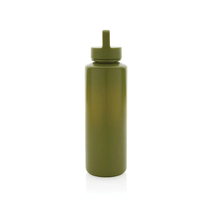  RCS certified eco-friendly drinkware in green.