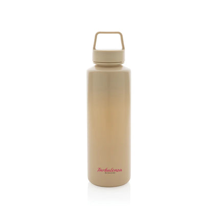 XD Collection RCS certified recycled PP water bottle with handle
