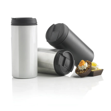 Recycled stainless steel tumbler from XD Xclusive Metro RCS drinkware collection