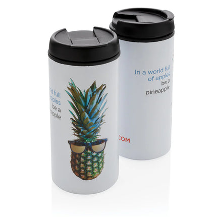 Recycled stainless steel tumbler from XD Xclusive Metro RCS drinkware collection