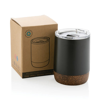  featuring a sleek stainless steel build with cork accents for stylish drinkware.