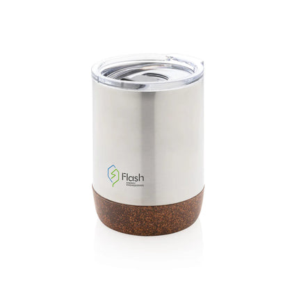  featuring a sleek stainless steel design with cork accents.