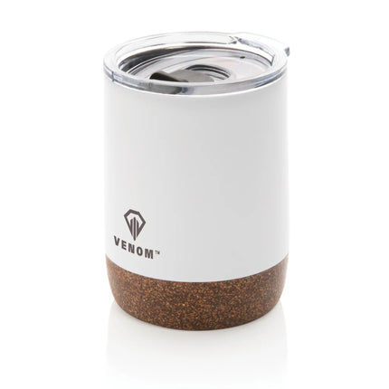 XD Collection RCS Re-steel cork small vacuum coffee mug in black