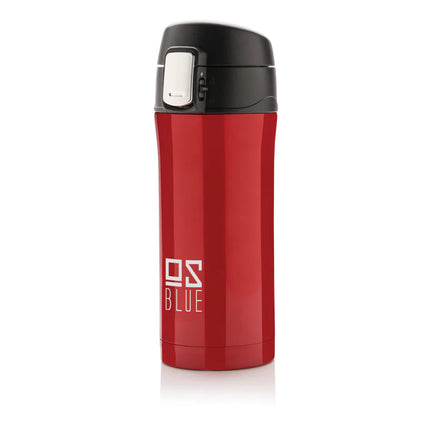  insulated drinkware with secure lid for hot and cold beverages.