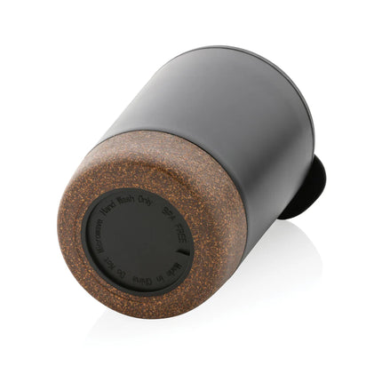 Stainless steel cork coffee tumbler from XD Collection