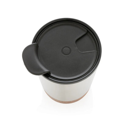 XD Collection GRS RPP stainless steel cork coffee tumbler