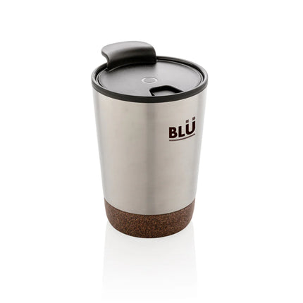 XD Collection GRS RPP stainless steel cork coffee tumbler
