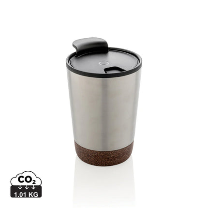 XD Collection GRS RPP stainless steel cork coffee tumbler
