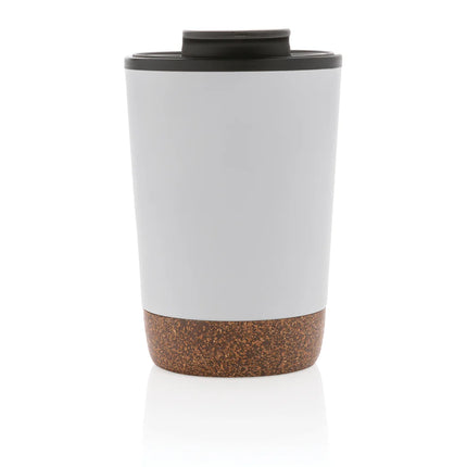 Stainless steel cork coffee tumbler from XD Collection