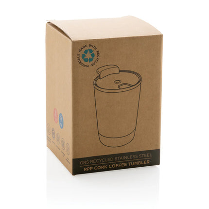  drinkware with insulated design and textured cork exterior.