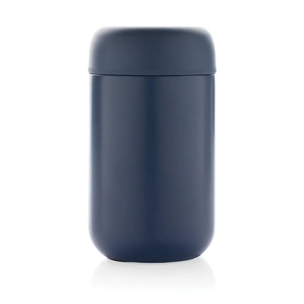 RCS certified drinkware with sleek design and leak-proof lid for hot or cold beverages.