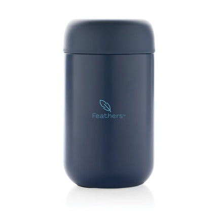 XD Xclusive Brew RCS certified recycled stainless steel vacuum tumbler for hot and cold beverages in sleek drinkware design