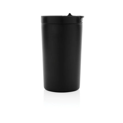  black drinkware with secure lid and insulated design