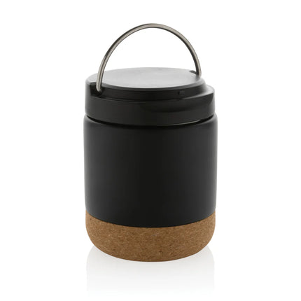 XD Collection recycled stainless steel food flask with sleek design