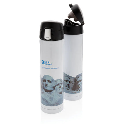  stainless steel drinkware with secure locking lid