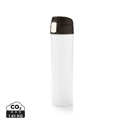 XD Collection RCS Re-steel easy lock vacuum flask drinkware showing stainless steel body with secure lid and ergonomic design.