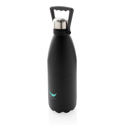 Large 1.5L recycled stainless steel vacuum bottle from XD Collection