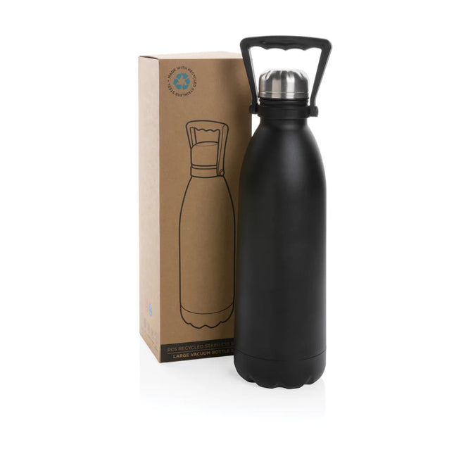 Large 1.5L recycled stainless steel vacuum bottle from XD Collection