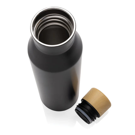 Gaia RCS certified recycled stainless steel vacuum bottle from XD Collection