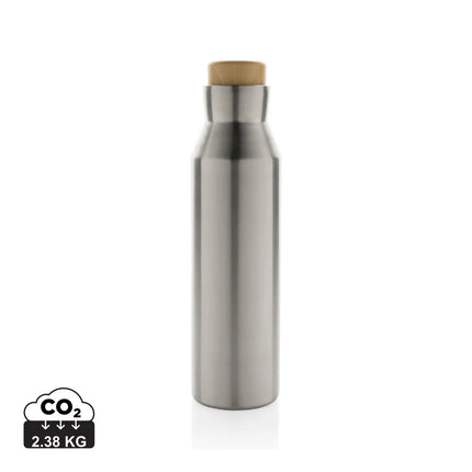 Gaia RCS certified recycled stainless steel vacuum bottle by XD Collection