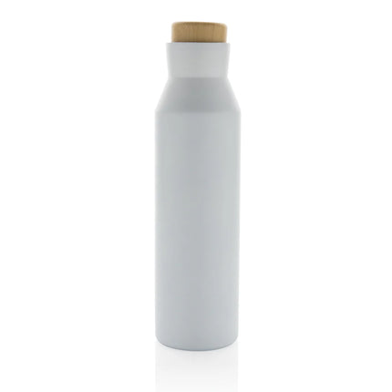 Stainless steel recycled vacuum bottle from XD Collection Gaia RCS certified drinkware