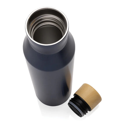 XD Collection Gaia RCS certified recycled stainless steel vacuum bottle for hot and cold beverages