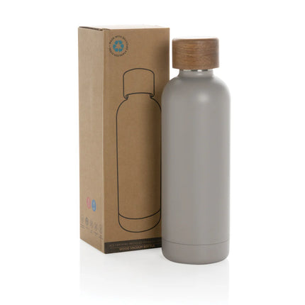 Recycled stainless steel vacuum bottle from XD Collection