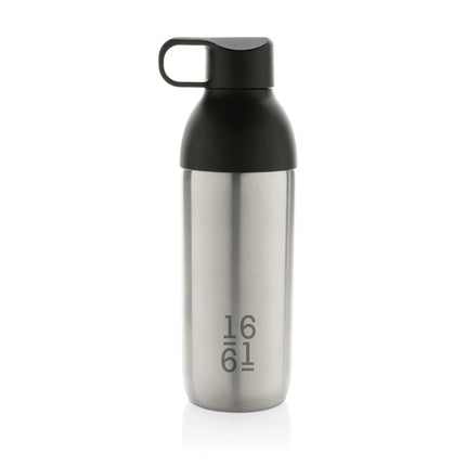 Stainless steel vacuum bottle from XD Xclusive's Flow RCS recycled drinkware collection