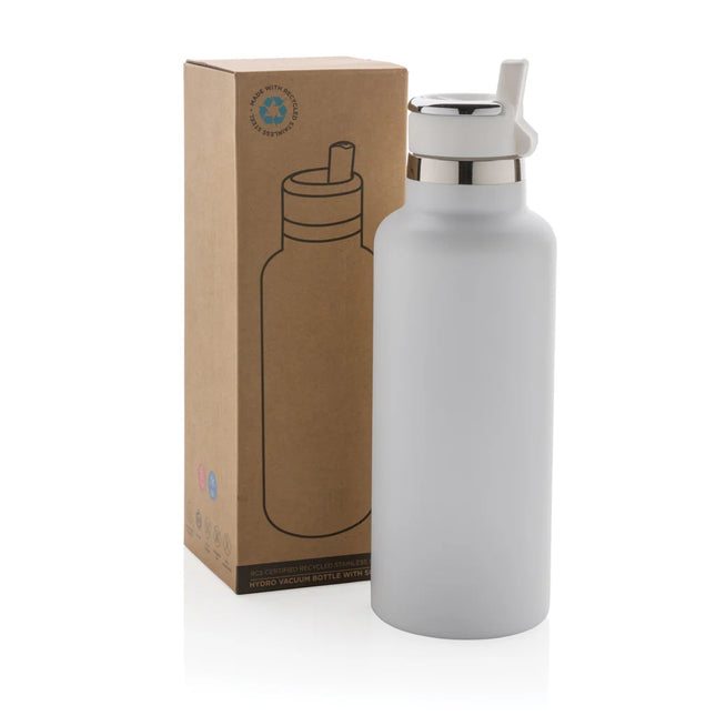 Hydro RCS recycled stainless steel vacuum bottle with spout from XD Collection