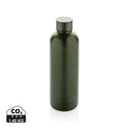 Recycled Stainless steel / green / 22.5 x ø 7.4 cm