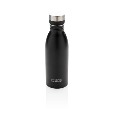 Recycled stainless steel XD Collection RCS deluxe water bottle in sleek design