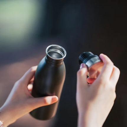 Recycled stainless steel deluxe water bottle from XD Collection