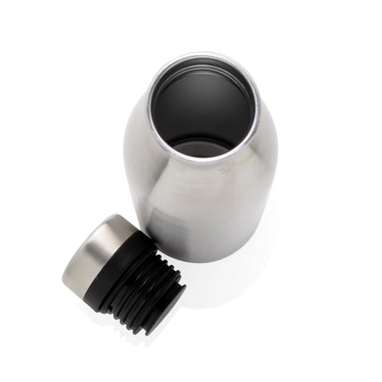 Recycled stainless steel XD Collection RCS deluxe water bottle in black