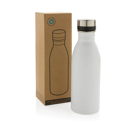 Recycled stainless steel deluxe water bottle from XD Collection
