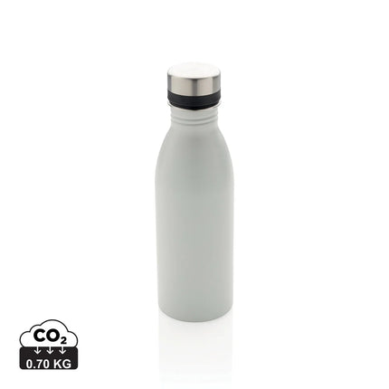 Recycled stainless steel XD Collection RCS deluxe water bottle with leak-proof lid and sleek design for durable drinkware.