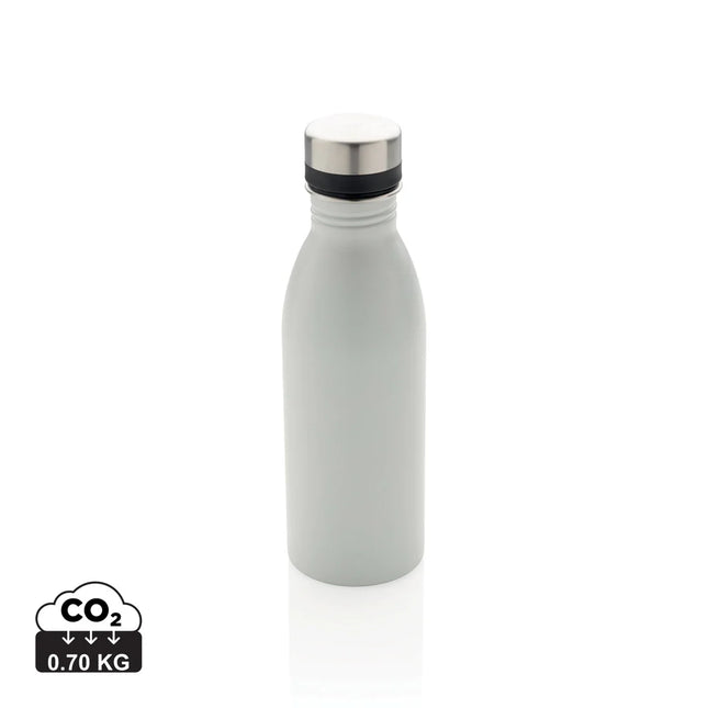Recycled stainless steel XD Collection RCS deluxe water bottle with leak-proof lid and sleek design for durable drinkware.