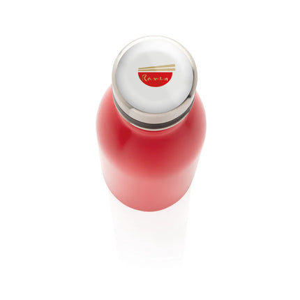 Recycled stainless steel deluxe water bottle from XD Collection